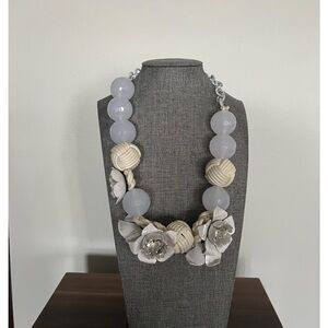 Weekend Max Mara white and Cream Beaded Necklace